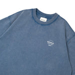 Stone-Washed Graphic Cotton Oversized Tee