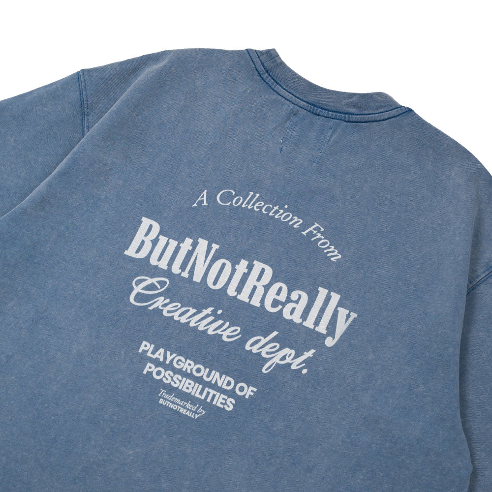 Stone-Washed Graphic Cotton Oversized Tee