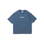 Stone-Washed Graphic Cotton Oversized Tee