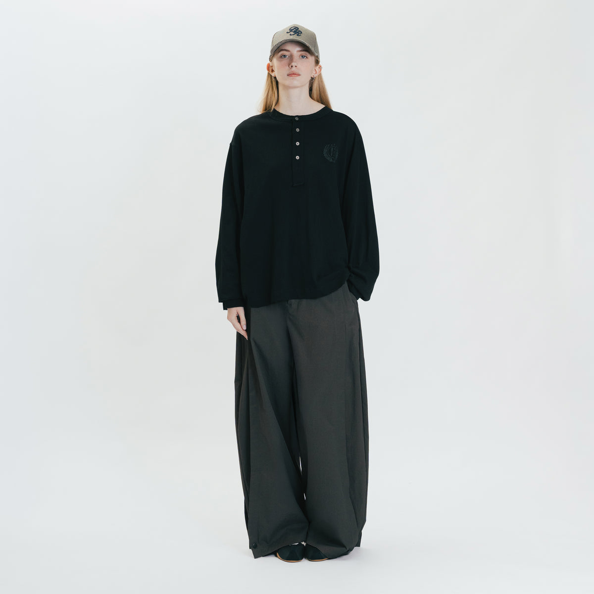 Graphic Cotton Oversized Long Sleeve Tee