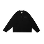 Graphic Cotton Oversized Long Sleeve Tee