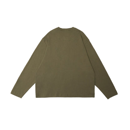 Graphic Cotton Oversized Long Sleeve Tee