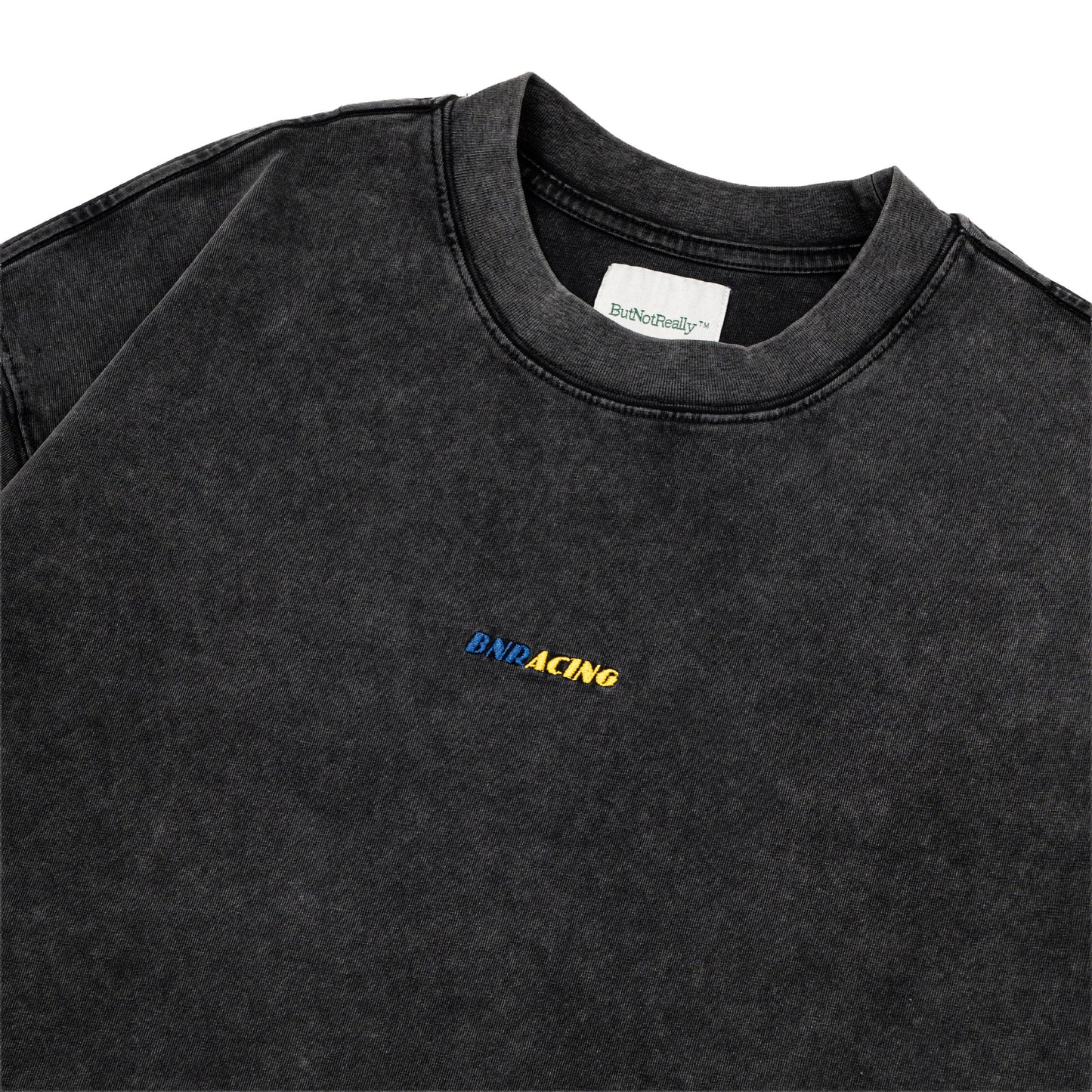 Stone-Washed Graphic Cotton Oversized Tee