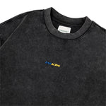 Stone-Washed Graphic Cotton Oversized Tee