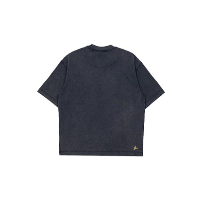 Graphic Stone-Washed Oversized Tee
