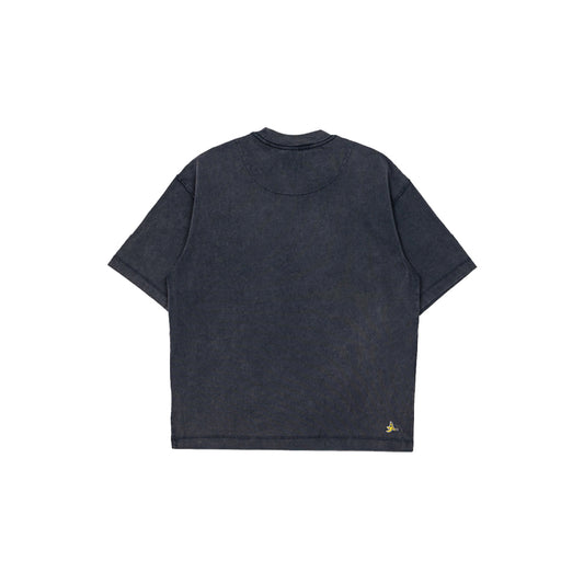 Graphic Stone-Washed Oversized Tee