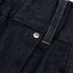 Core Denim Wide Pleated Half Pants