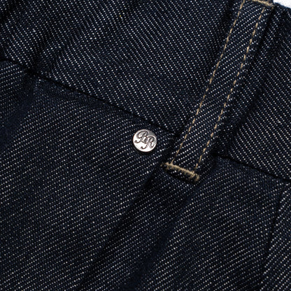 Core Denim Wide Pleated Half Pants