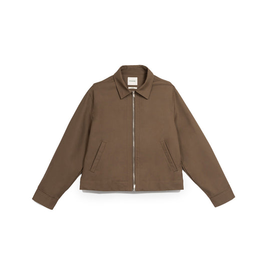 Cotton Oversized Cropped Jacket