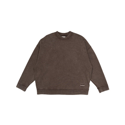 Stoned-washed Oversized Sweater