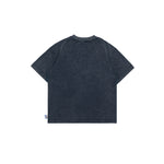 Stone-Washed Graphic Cotton Cropped Tee
