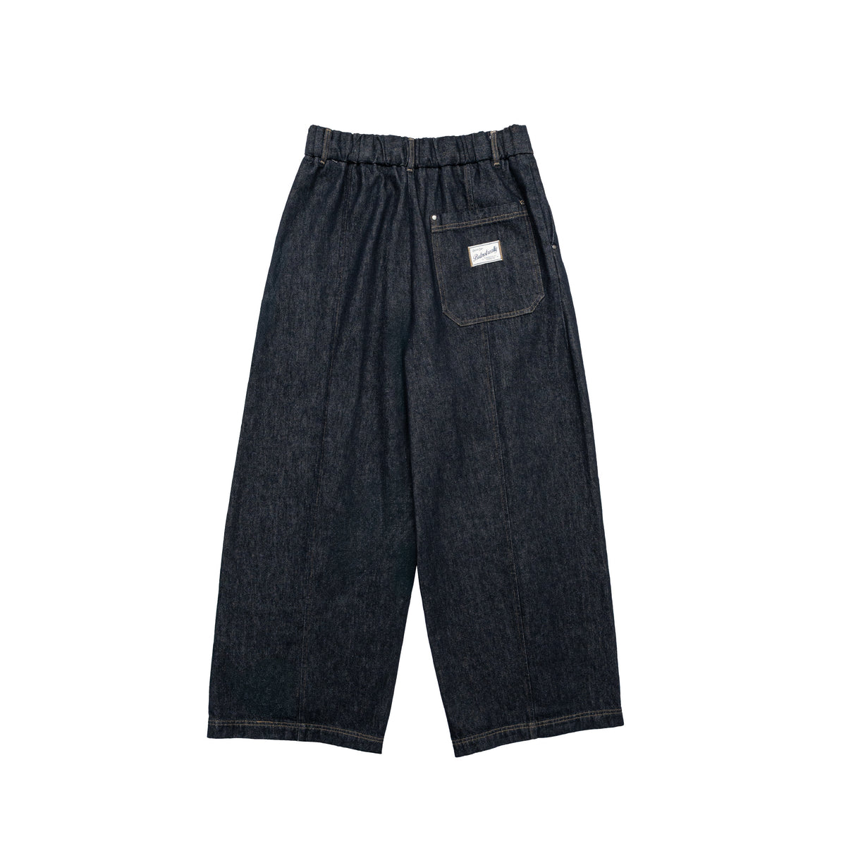 Core Denim Wide Pleated Long Pants
