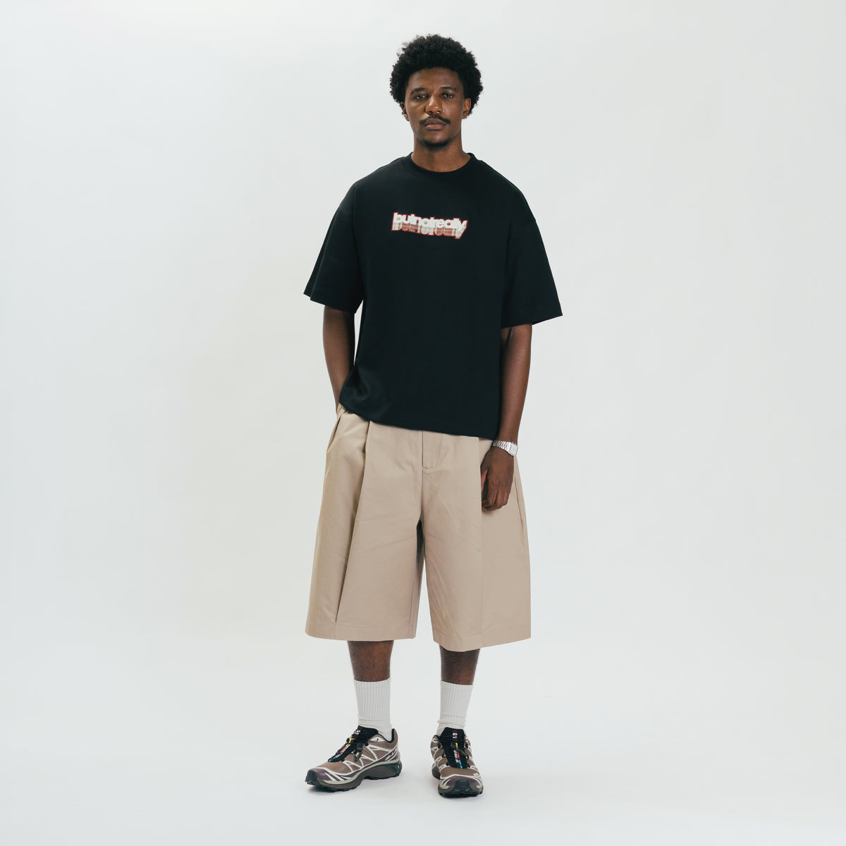 Graphic Interlock Oversized Tee