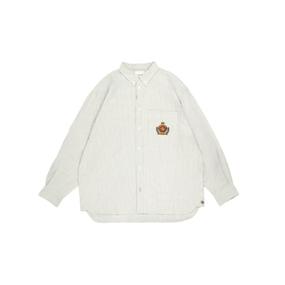 Oxford Oversized Longsleeves Work Shirt