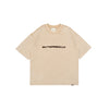 Stone-Washed Graphic Cotton  Oversized Tee