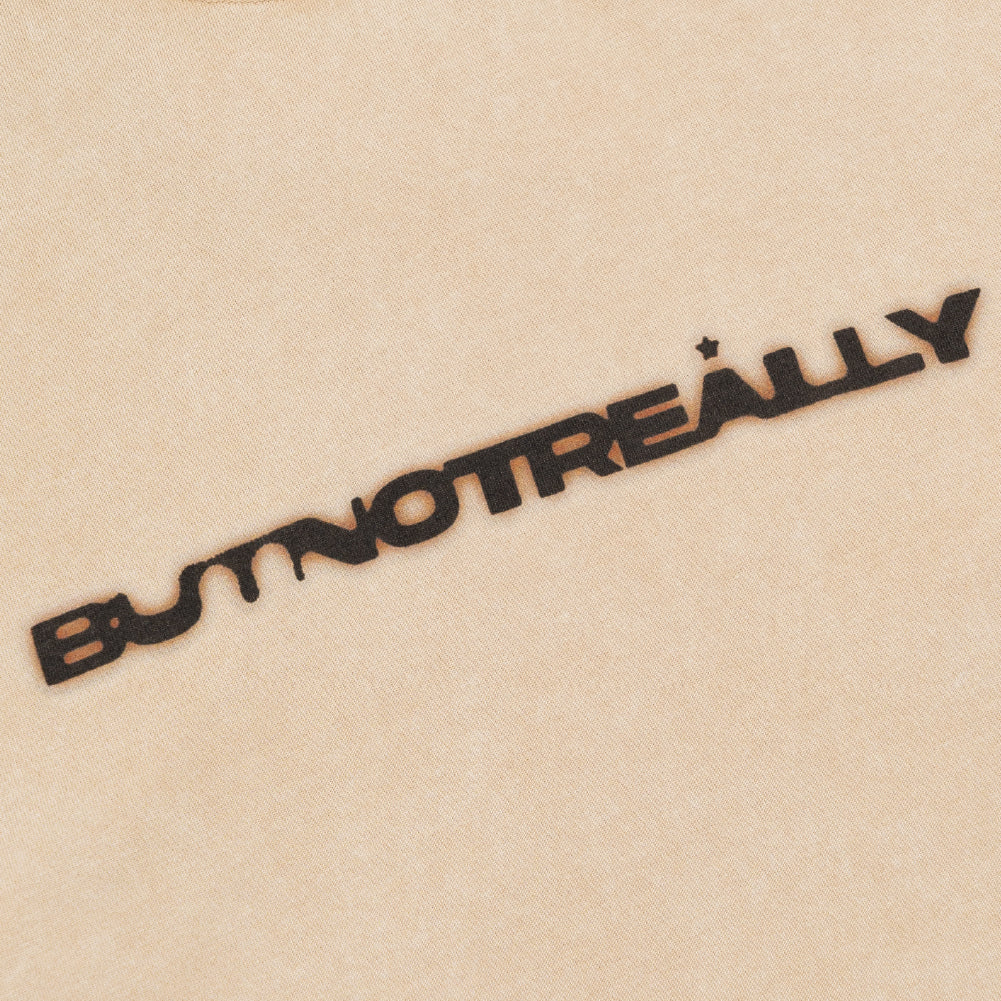 Stone-Washed Graphic Cotton  Oversized Tee