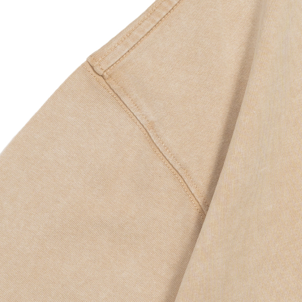 Stone-Washed Graphic Cotton  Oversized Tee