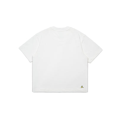 Core Cotton Graphic Cropped Tee