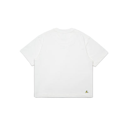 Core Cotton Graphic Cropped Tee