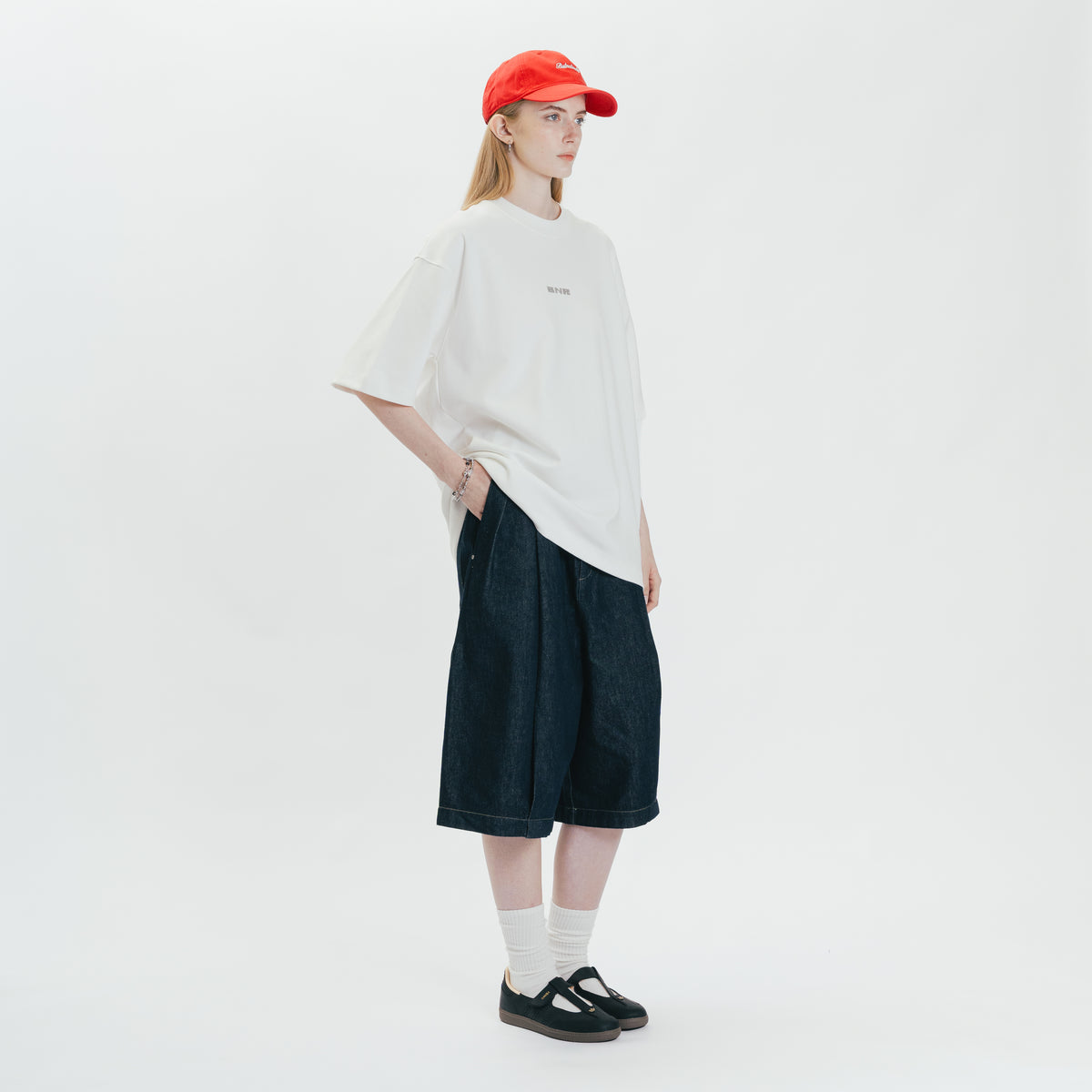 Graphic Interlock Oversized Tee