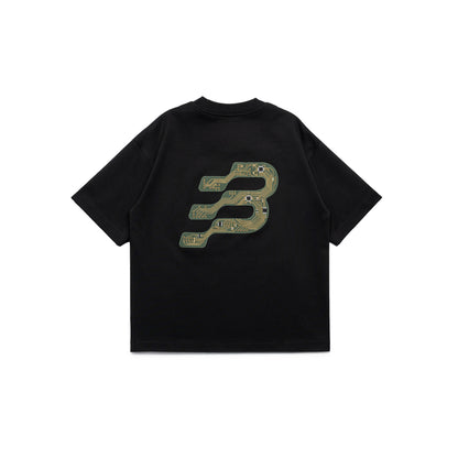 Graphic Interlock Oversized Tee