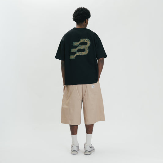 Graphic Interlock Oversized Tee