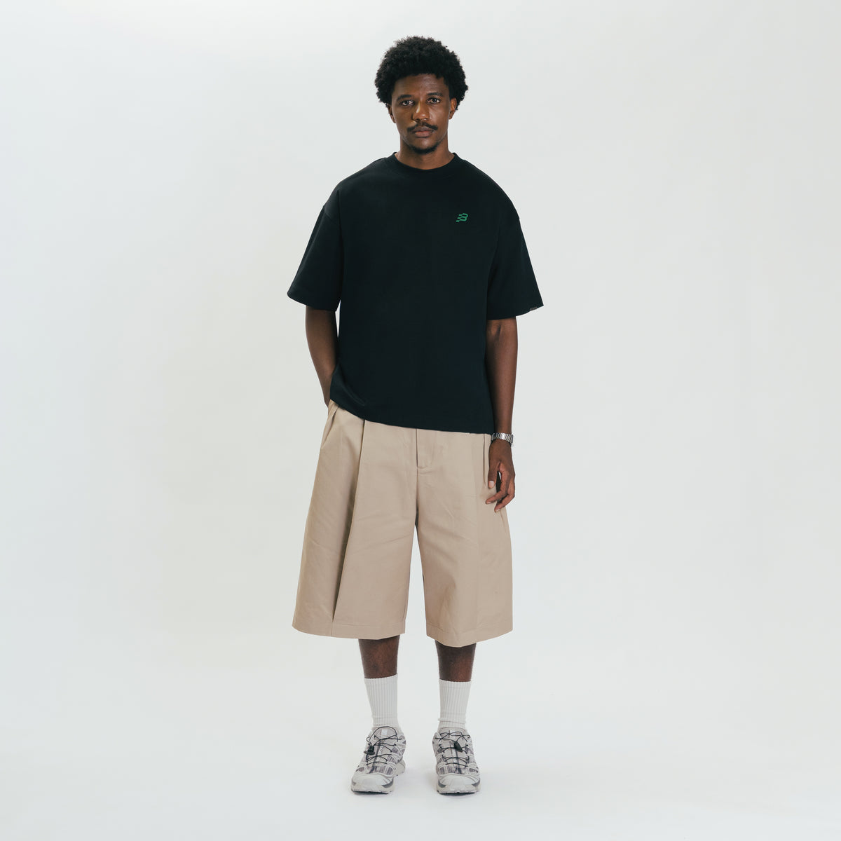 Graphic Interlock Oversized Tee