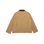 Graphic Cotton Boxy Cropped Jacket