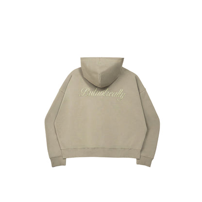 Core Interlock Oversized Zip Up Hoodie