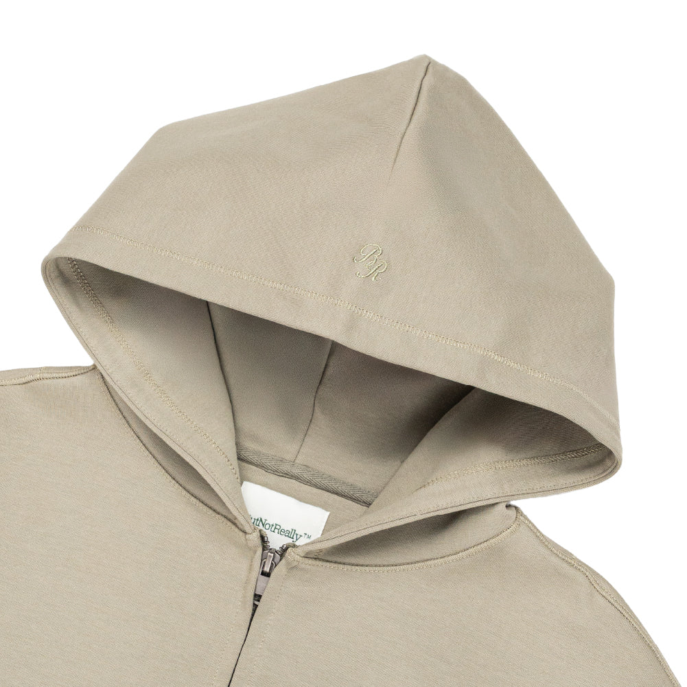 Core Interlock Oversized Zip Up Hoodie