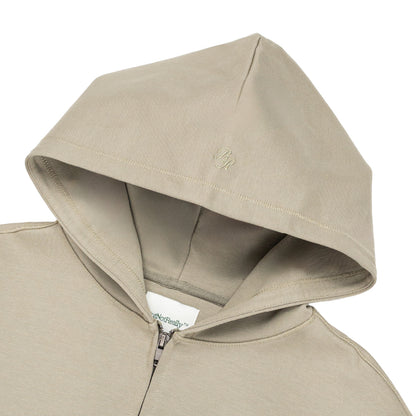 Core Interlock Oversized Zip Up Hoodie