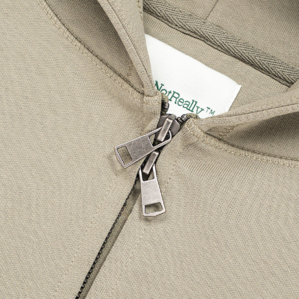 Core Interlock Oversized Zip Up Hoodie