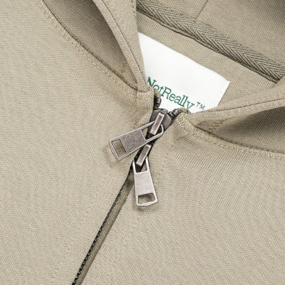 Core Interlock Oversized Zip Up Hoodie
