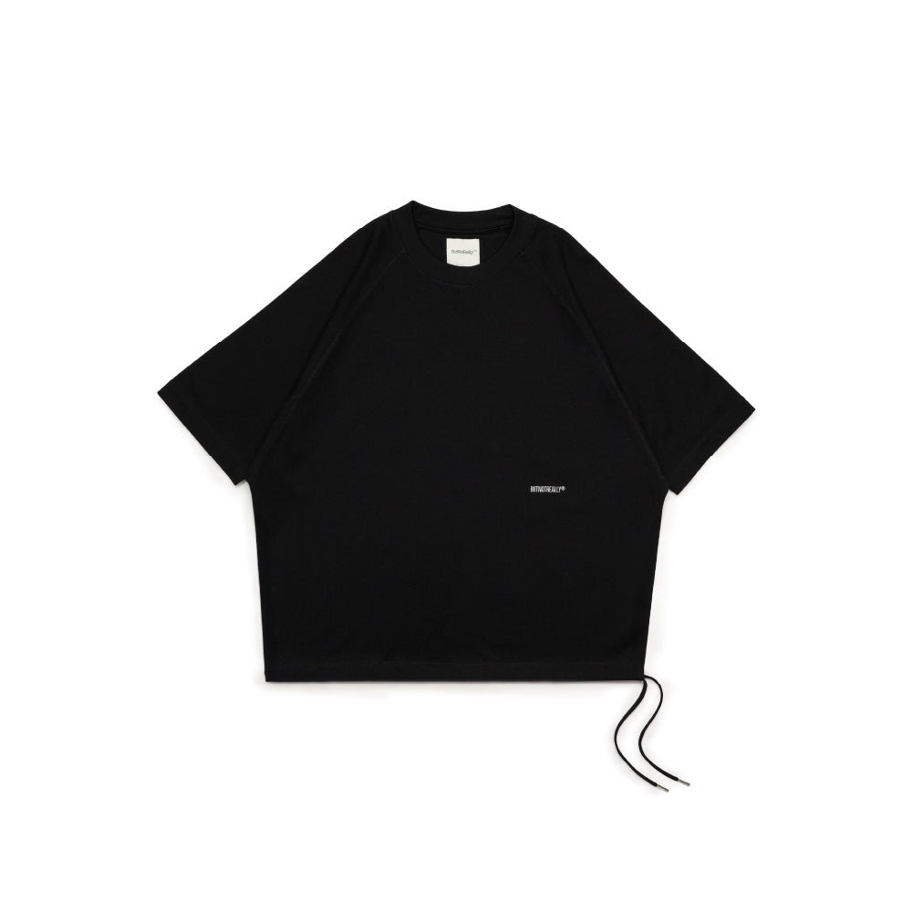 Core Cotton Drawcord Oversized Tee
