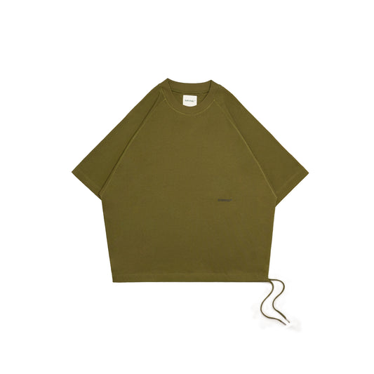 Core Cotton Drawcord Oversized Tee