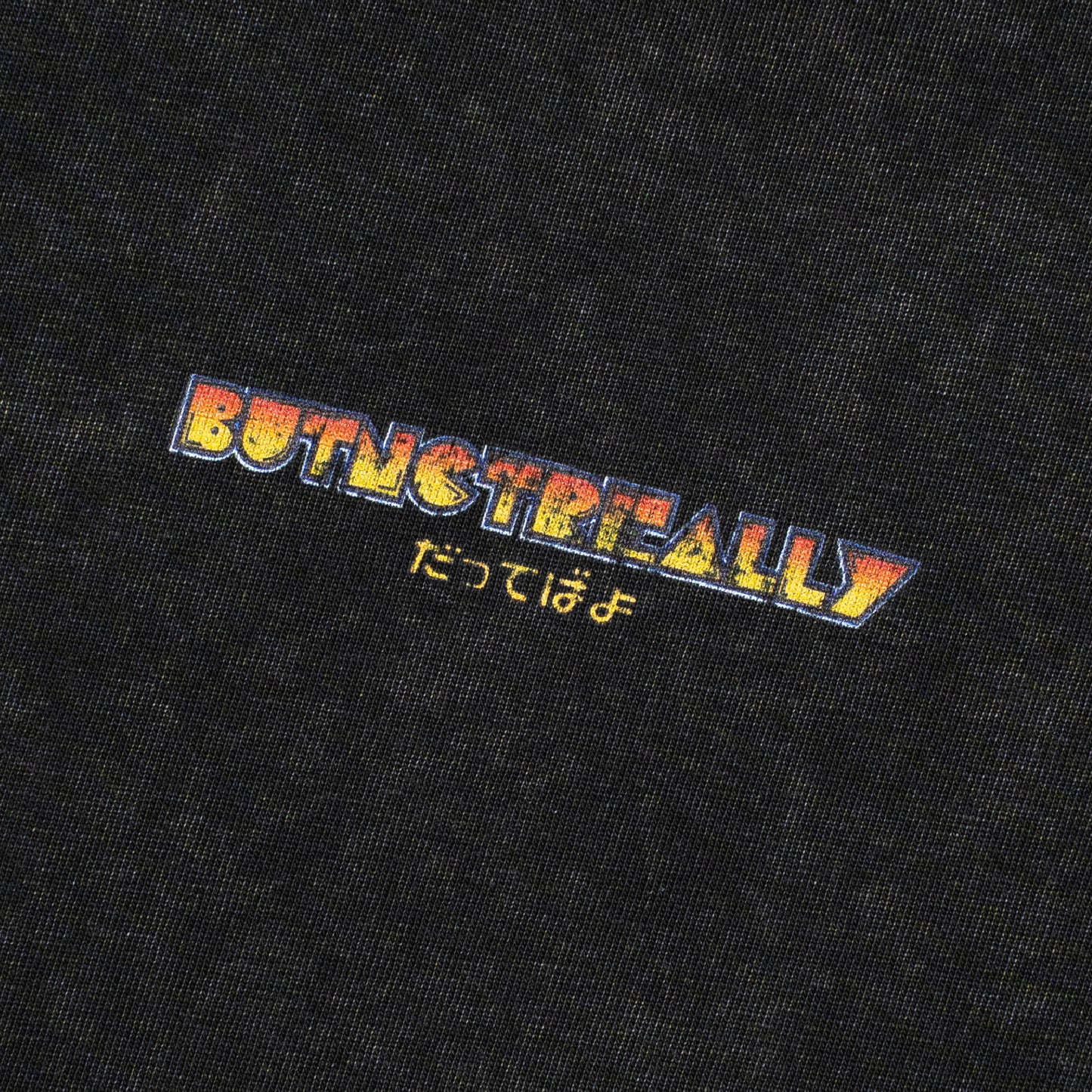 Stone-Washed Graphic Oversized Tee