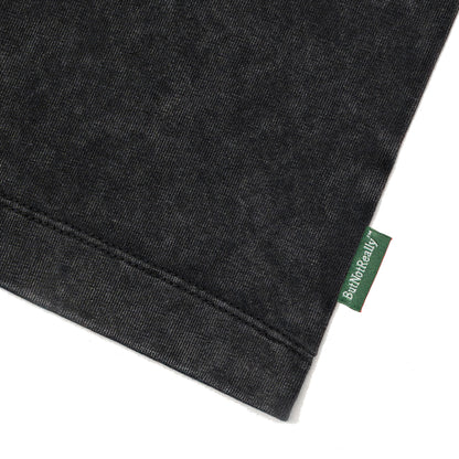 Stone-Washed Graphic Oversized Tee