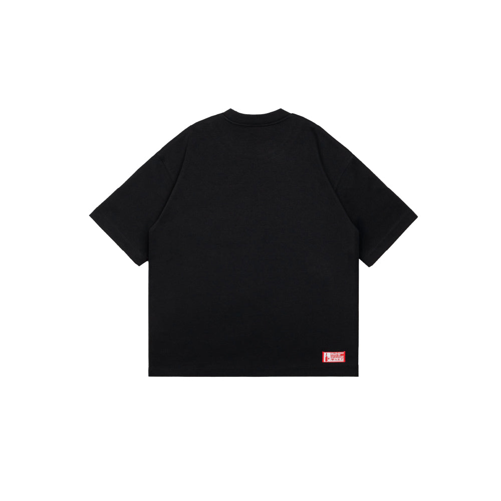 Graphic Interlock Oversized Pocket Tee