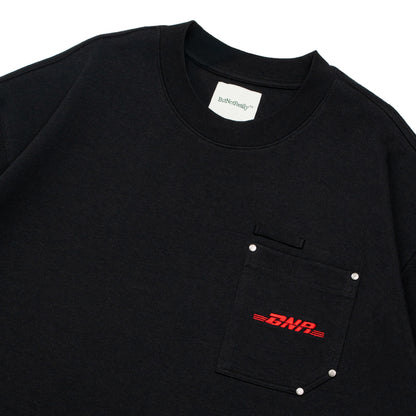 Graphic Interlock Oversized Pocket Tee