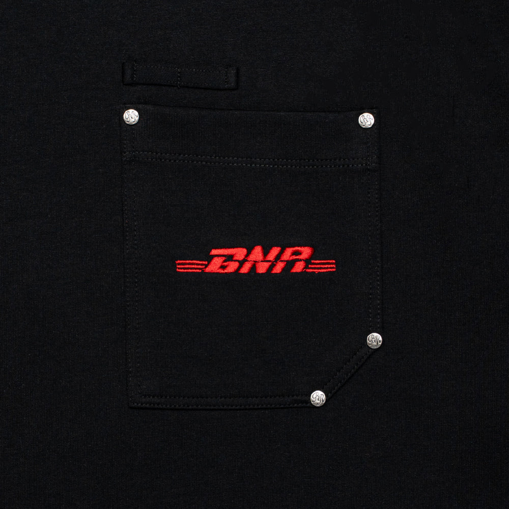 Graphic Interlock Oversized Pocket Tee