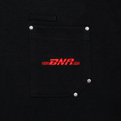 Graphic Interlock Oversized Pocket Tee