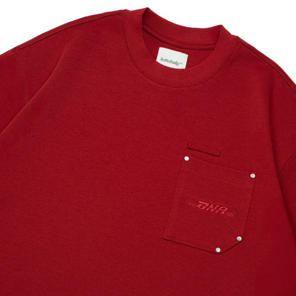 Graphic Interlock Oversized Pocket Tee