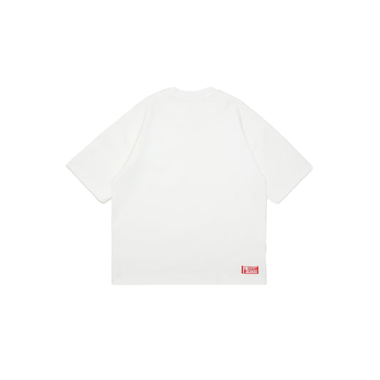 Graphic Interlock Oversized Pocket Tee
