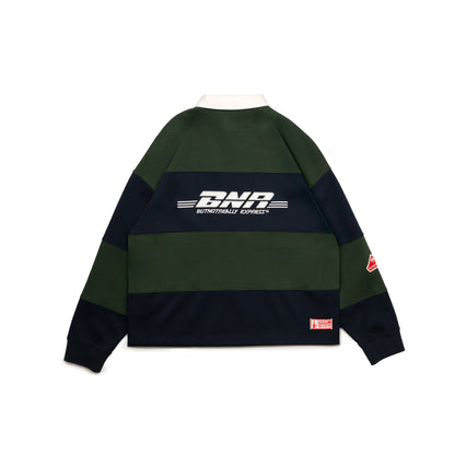 Graphic Interlock Longsleeves Polo Tee