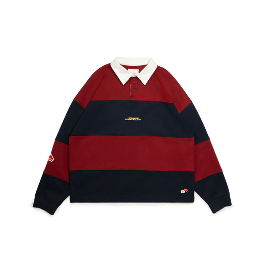 Graphic Interlock Longsleeves Polo Tee