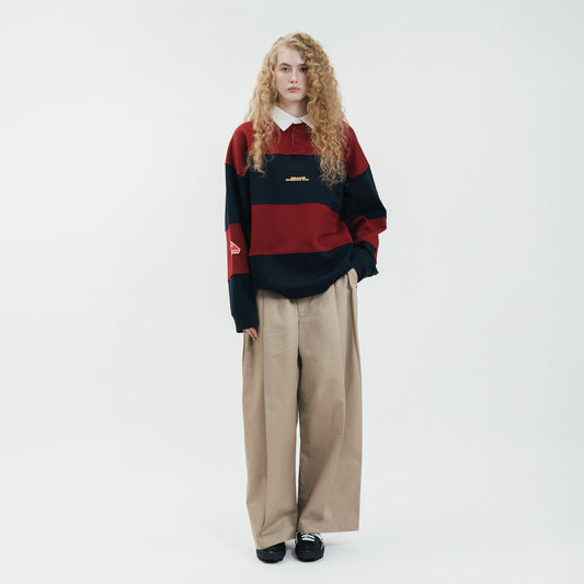 Graphic Interlock Longsleeves Polo Tee