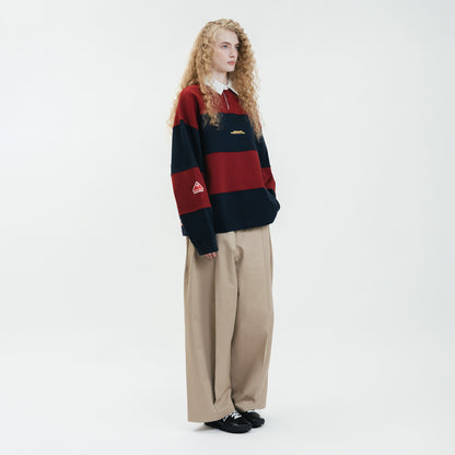 Graphic Interlock Longsleeves Polo Tee