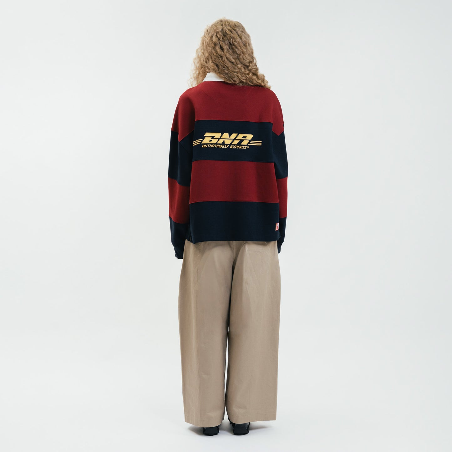 Graphic Interlock Longsleeves Polo Tee