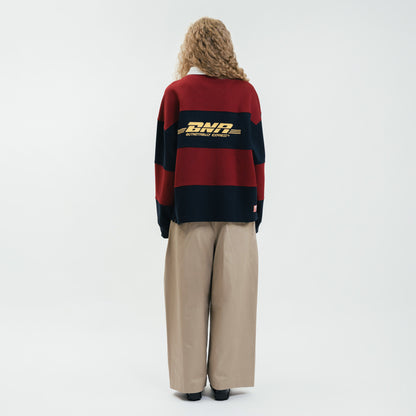 Graphic Interlock Longsleeves Polo Tee