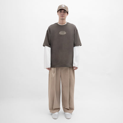 Graphic Interlock Oversized Tee